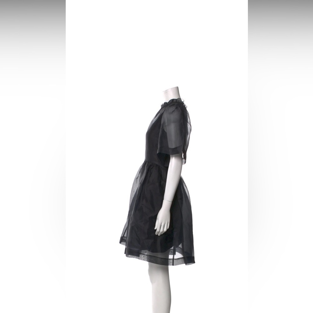 Sea New York Black Sheer Puff-Sleeve Dress - Picture 2 of 4